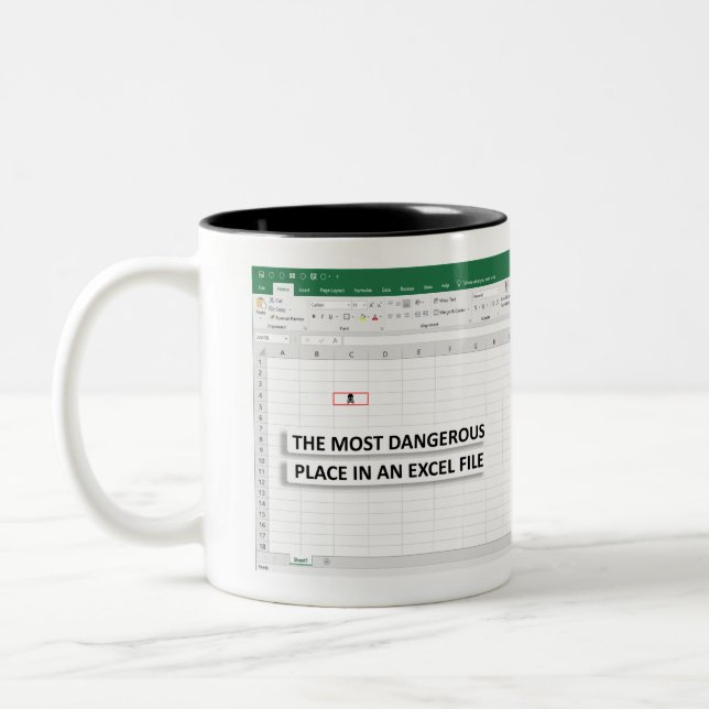 Excel Work Motivational Mug (Left)