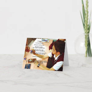 "Excellence" affirmation note card (blank inside)