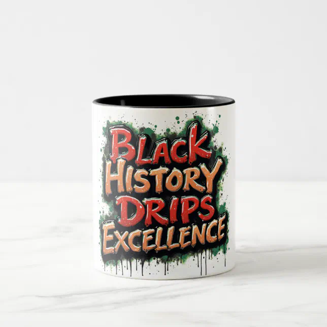 Excellence Drips Two-Tone Coffee Mug