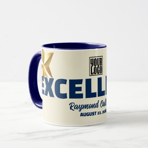 Excellence employee volunteer recognition award mug