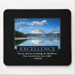 Excellence Inspirational Mouse Pad<br><div class="desc">This inspirational mouse pad can be customized with any quote you would like.</div>