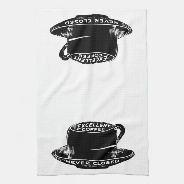 coffee cup kitchen towels