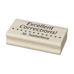 [ Thumbnail: "Excellent Corrections!" Educator Rubber Stamp ]
