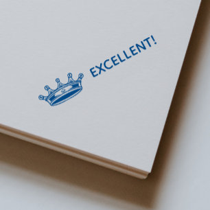 Excellent Crown Teacher Reward Pocket Stamp