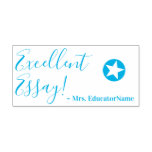 [ Thumbnail: "Excellent Essay!" + Educator's Name Rubber Stamp ]