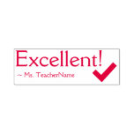 [ Thumbnail: "Excellent!" Instructor Feedback Rubber Stamp ]