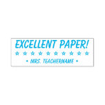 [ Thumbnail: "Excellent Paper!" + Educator's Name Rubber Stamp ]