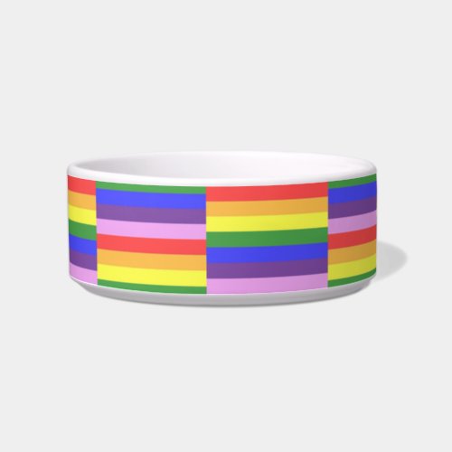Excellent quality Rainbow Stripe Bright Colors Bowl