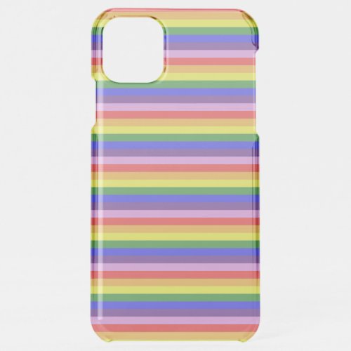 Excellent  quality Rainbow Stripe Bright Colors  iPhone 11 Pro Max Case