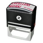 [ Thumbnail: "Excellent Work!" Educator Rubber Stamp ]