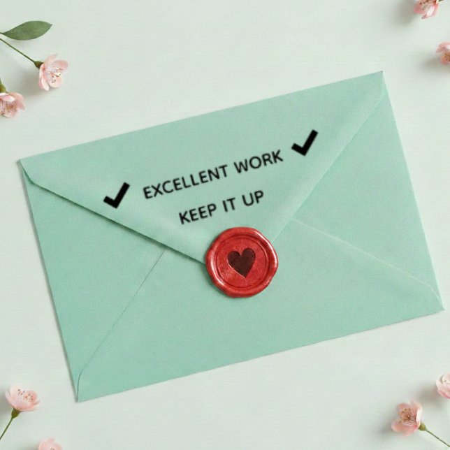 Excellent Work Teacher Self Inking Rubber Stamp (Creator Uploaded)