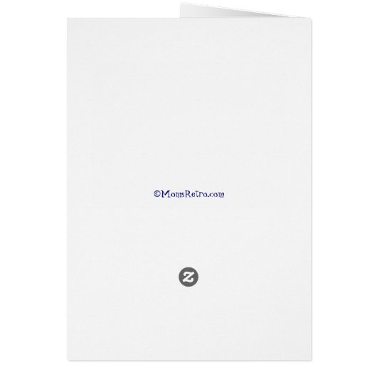 Excelorator Coffee Retro Label Blank Art Card (Back)