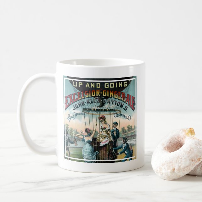 Excelsior Ginger Ale Coffee Mug (With Donut)