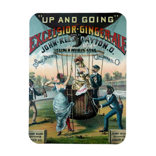 Excelsior Ginger Ale Magnet (Vertical)