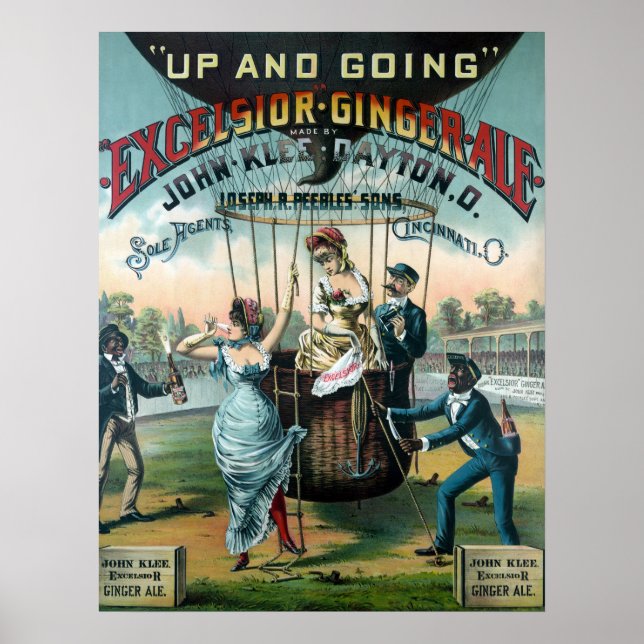 Excelsior Ginger Ale Poster (Front)