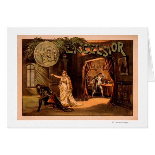 Excelsior Theatrical Play Poster #1 Cards (Front Horizontal)