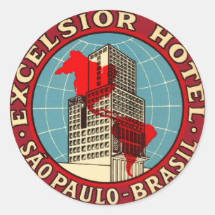ExcelsiorHotelBrasil Classic Round Sticker