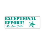 [ Thumbnail: "Exceptional Effort!" Tutor Feedback Rubber Stamp ]