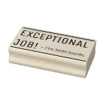 [ Thumbnail: "Exceptional Job!" + Educator's Name Rubber Stamp ]