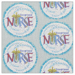 Exceptional nurse motto  fabric