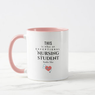 Exceptional Nursing Student Personalized Name Mug
