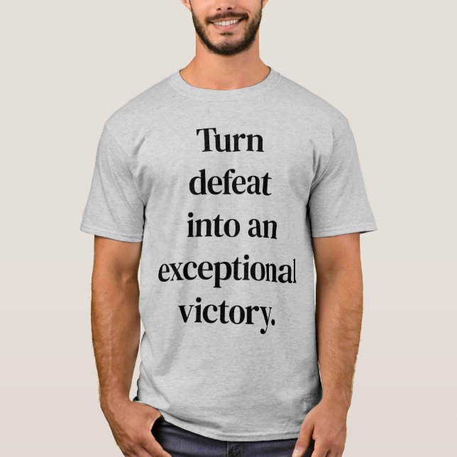 Exceptional Victory Men's Basic T-Shirt (Front)