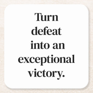 Exceptional Victory Paper Coaster