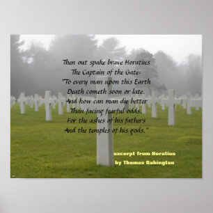 Excerpt From Horatius Poster