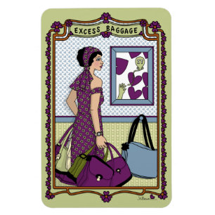 Excess Baggage_A_4x6 Refrigerator Magnet