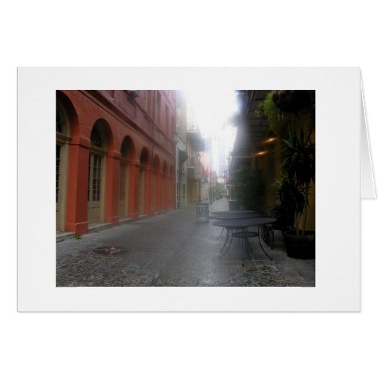 Exchange Alley during a rain Cards (Front Horizontal)