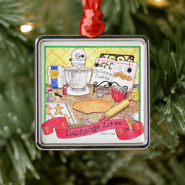 Exchange Love Christmas Ornament (Tree)