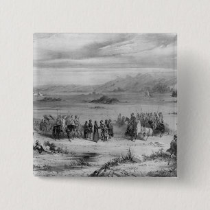 Exchange of prisoners by the Bishop of Algiers Pinback Button
