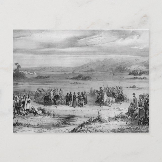 Exchange of prisoners by the Bishop of Algiers Postcard (Front)