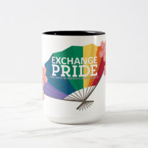 Exchange Pride Mug with Sakura Flowers