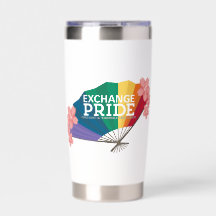 Exchange Pride Mug with Sakura Flowers