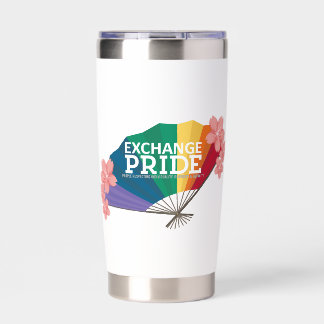 Exchange Pride Mug with Sakura Flowers Insulated Tumbler