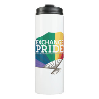 Exchange Pride Thermal with Fan and Sakura Flowers Tumbler