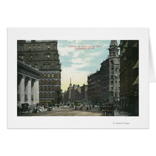 Exchange Street View of State Street Cards (Front Horizontal)