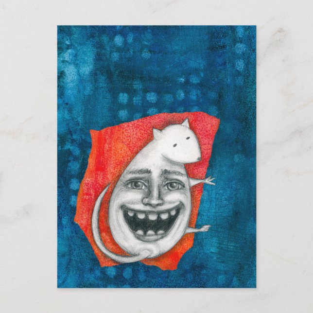 Excitable Mouse Postcard (Front)