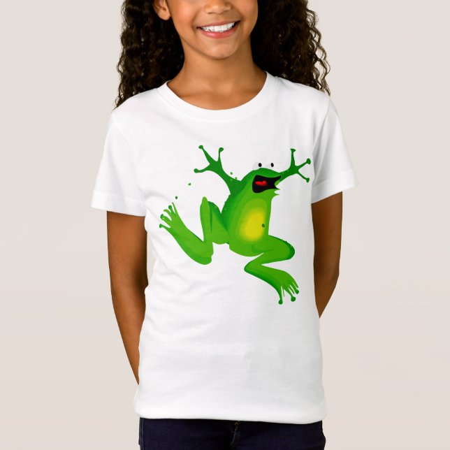 Excited Frog Kid's Shirt (Front)