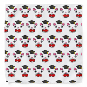 Excited Graduation Cat Bandana