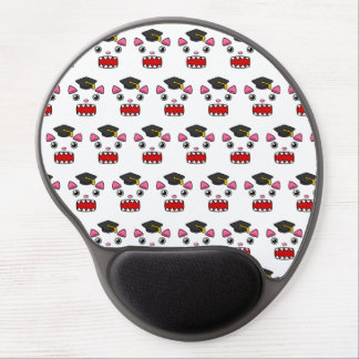 Excited Graduation Cat Gel Mouse Pad