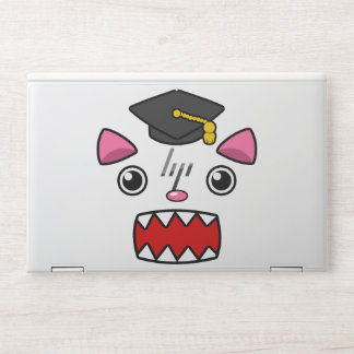 Excited Graduation Cat HP Laptop Skin