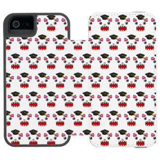 Excited Graduation Cat iPhone SE/5/5s Wallet Case