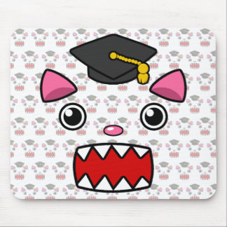 Excited Graduation Cat Mouse Pad