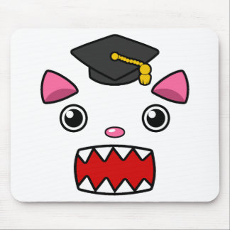 Excited Graduation Cat Mouse Pad