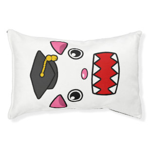 Excited Graduation Cat Pet Bed