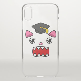 Excited Graduation Cat iPhone X Case