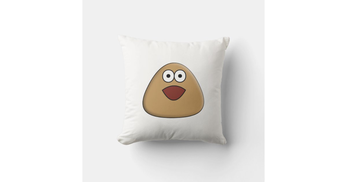 Pou Meme | Throw Pillow