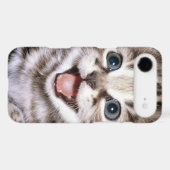 Excited kitten IPhone Case (Back (Horizontal))